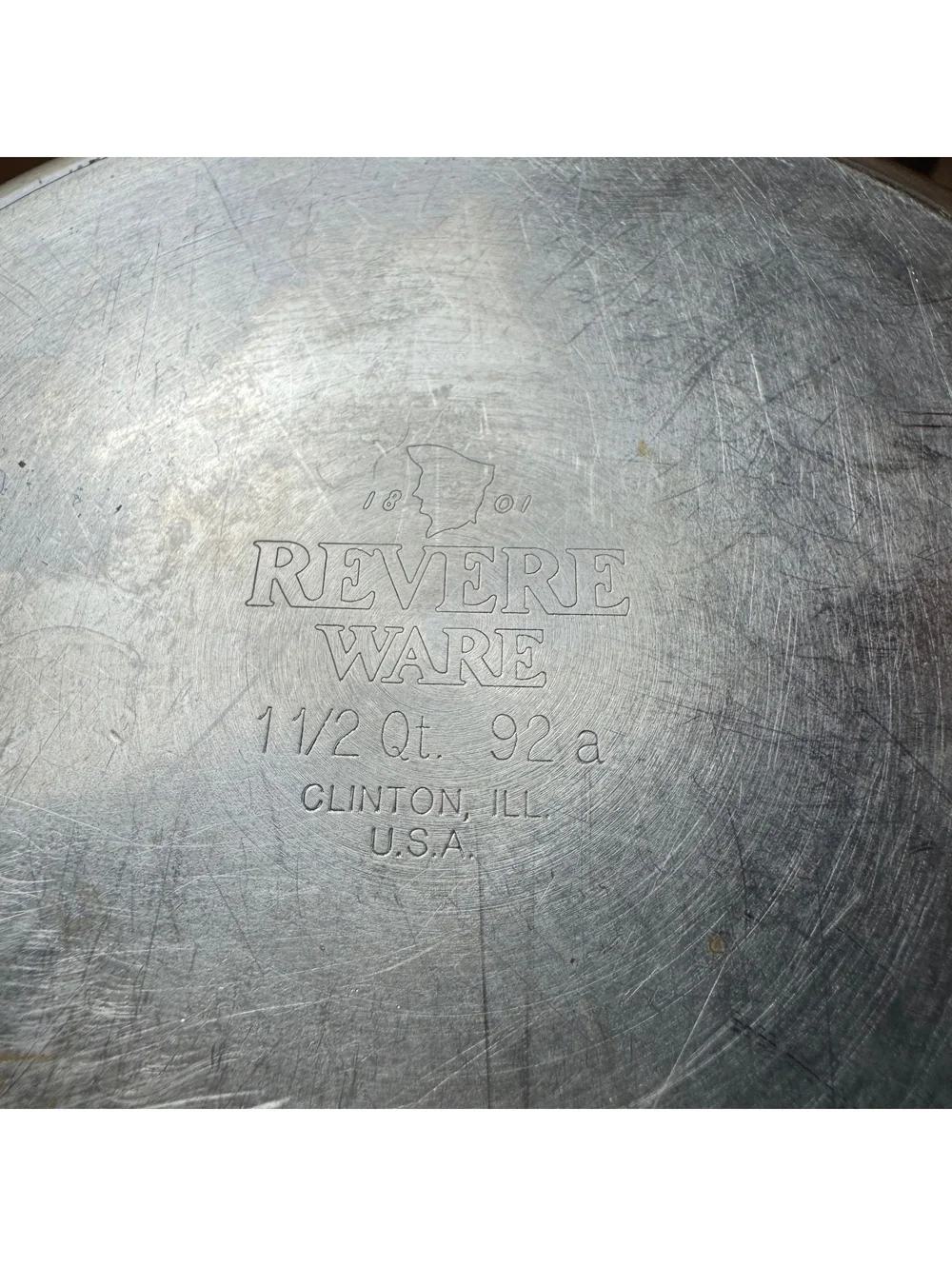 Vintage Revere Ware Stainless Steel Cookware Set 1 Qt 1.5 Qt 8 Qt Pots With Lids